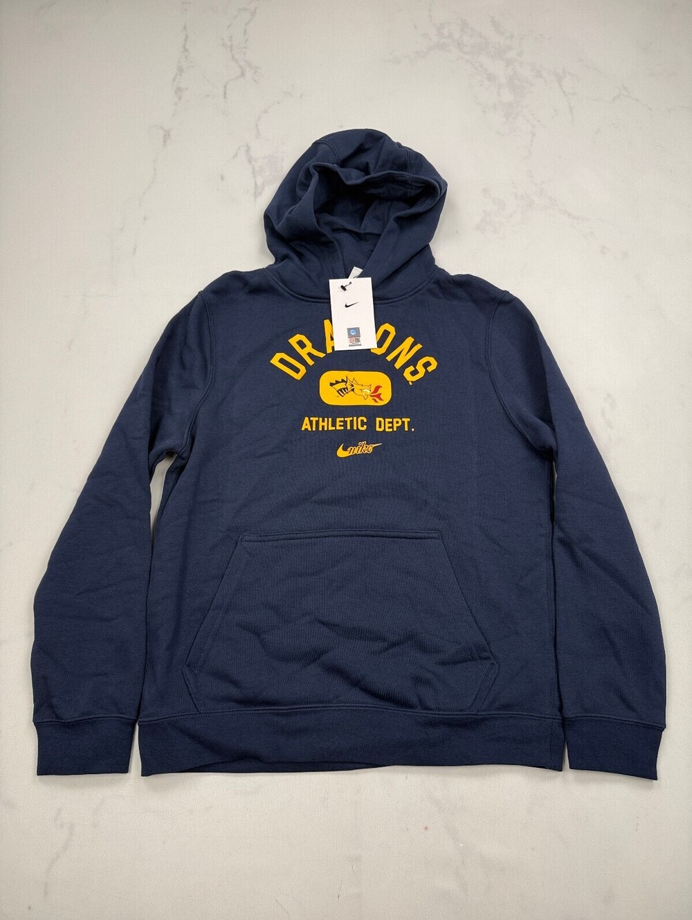 Nike Drexel University Dragons Hoodie Navy Recent Varsity - Boys Kid L